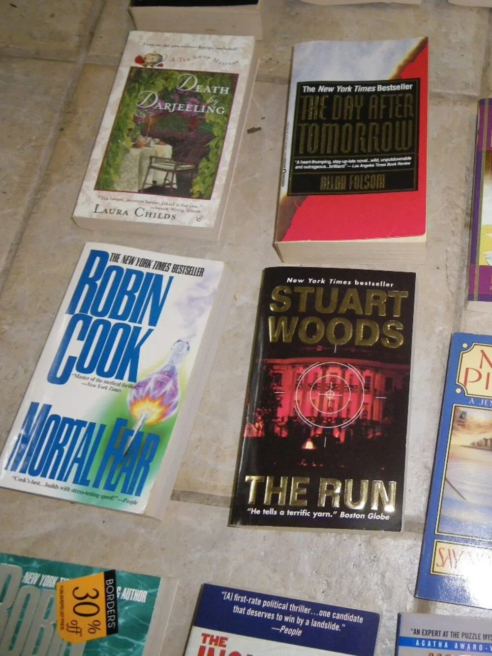 40 Paperback Books Lot Murder Mysteries Political Thrillers etc. Various Authors